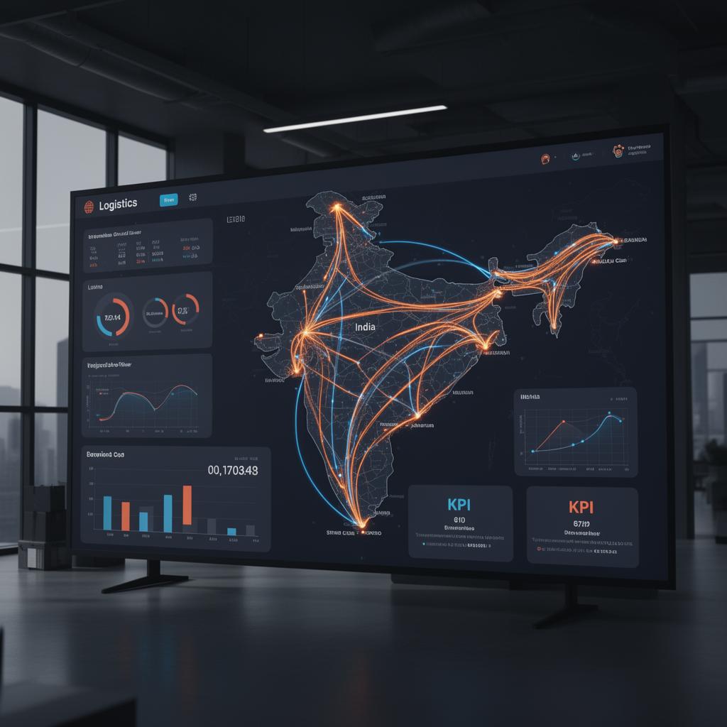 Live logistics control tower dashboard
